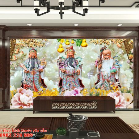 gạch 3D cho không gian phòng thờ