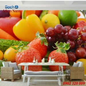 Gạch 3D ốp bếp