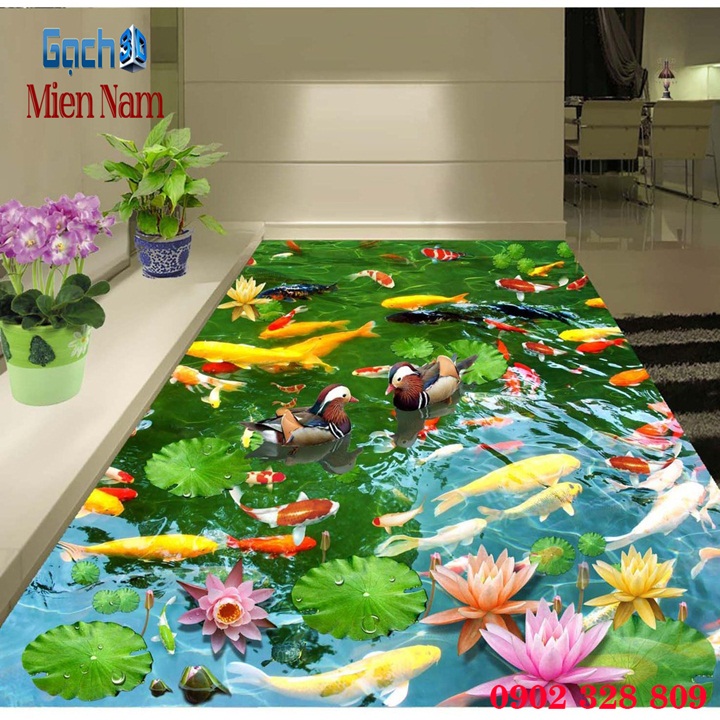 Gạch hoa mẫu đơn