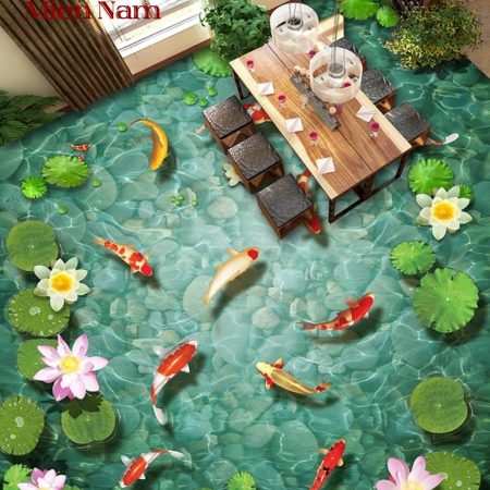 Gạch 3D hồ cá