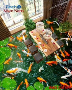 Gạch 3D hồ cá