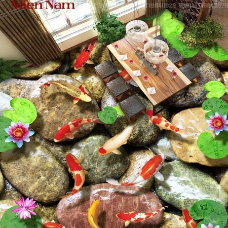 gạch 3d hồ cá