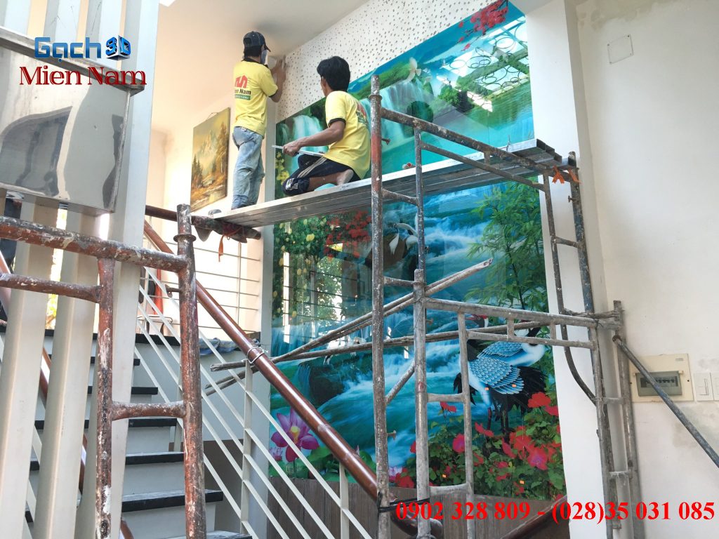 Quy Trình Thi Công Tranh Ốp Tường Đúng Chuẩn