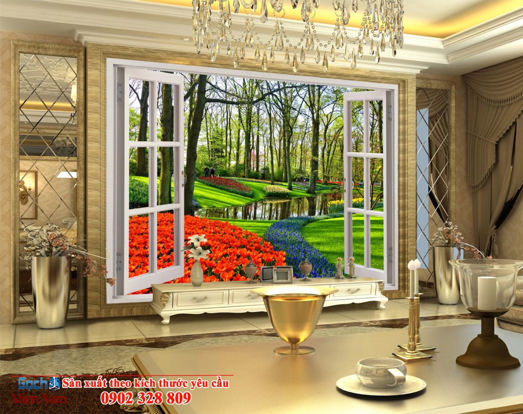 Tranh ốp tường mặt tiền Tranh ốp tường mặt tiền