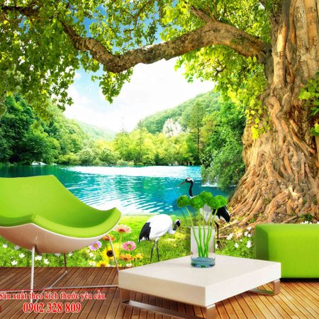 Tranh gạch 3D vi tinh