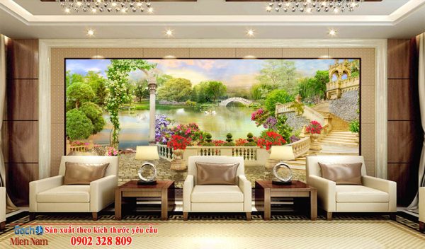 Tranh gạch 3d Trung Quốc