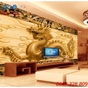 Gạch 3d hình rồng