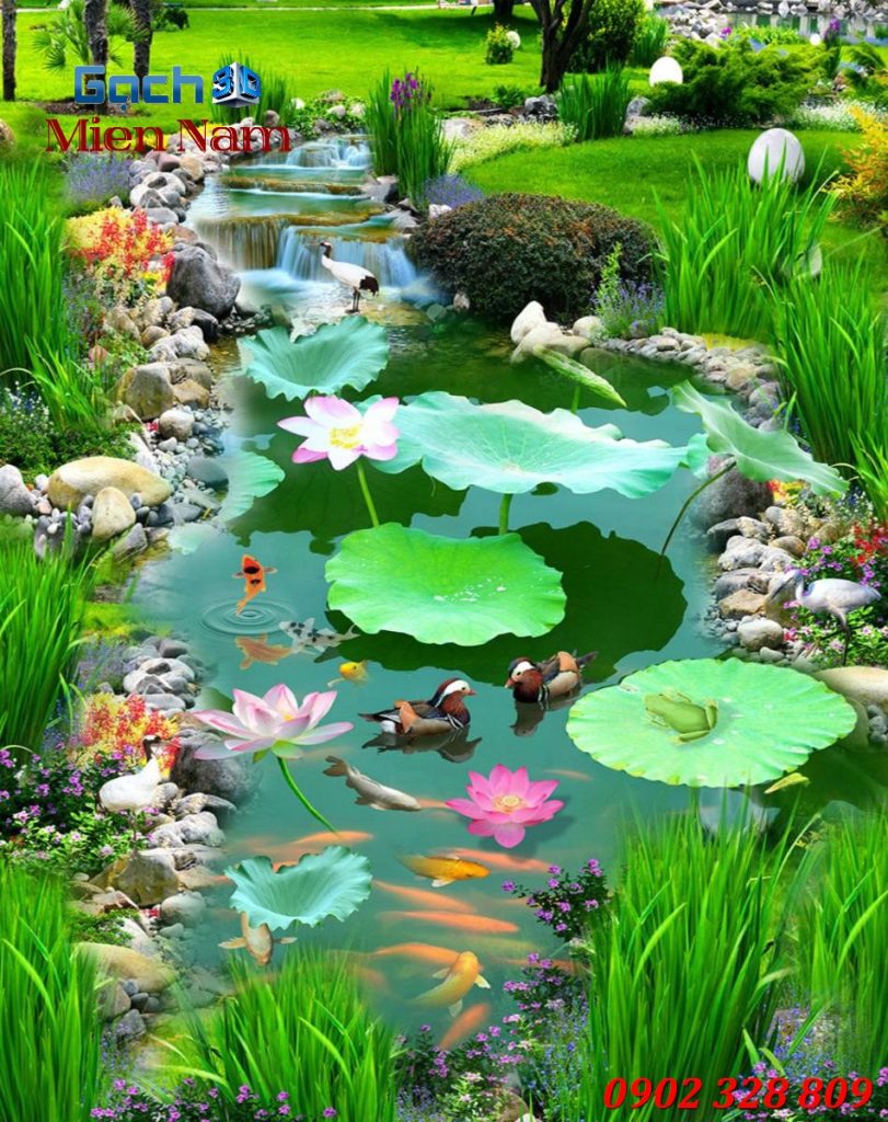 Cách thức thi công lát gạch tranh trang trí cao cấp