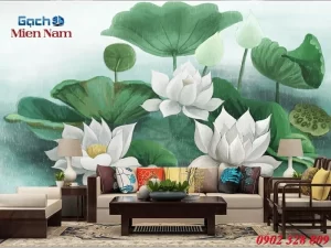 Gạch 3d trang trí xu hướng mới cho thiết kế nhà ở Việt Nam